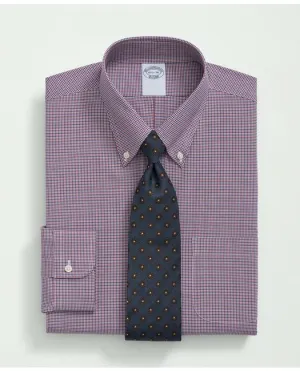 Brooks Brothers Polo pour Hommes Grandes Tailles en Coton Supima Élastique Sans Repassage à Col Boutonné Rouge Foncé Brooks Brothers