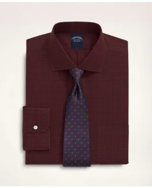 Brooks Brothers Chemise habillée extensible pour hommes grande taille rouge foncé Brooks Brothers