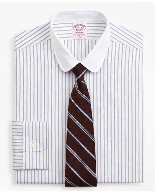 Brooks Brothers Chemise habillée décontractée Madison extensible pour homme Violet Brooks Brothers