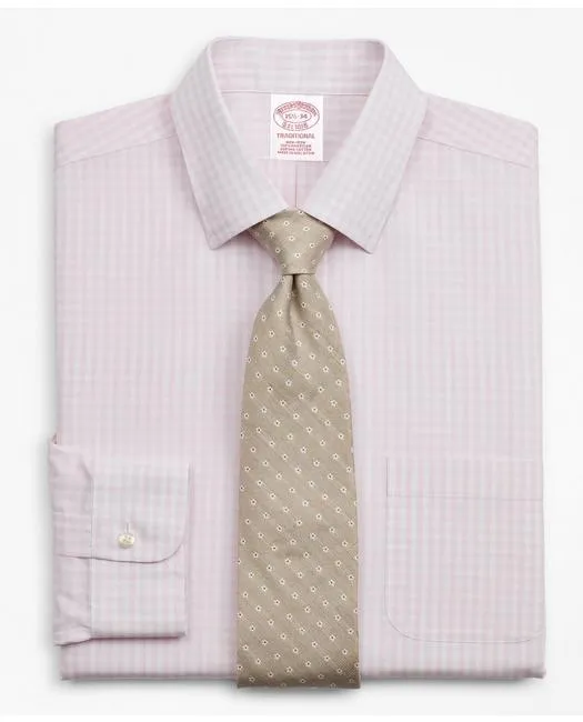 Chemise habillée pour homme Brooks Brothers coupe extra décontractée traditionnelle rose