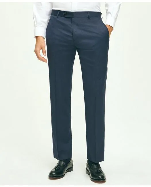 Pantalon de costume en laine 1818 coupe traditionnelle pour homme Bleu Brooks Brothers