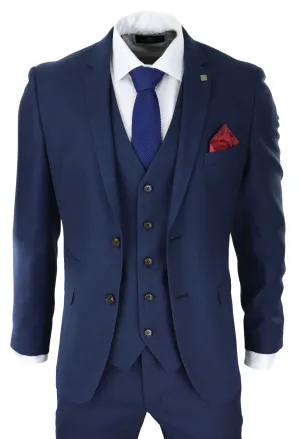 Costume de mariage Calvin 3 pièces bleu marine