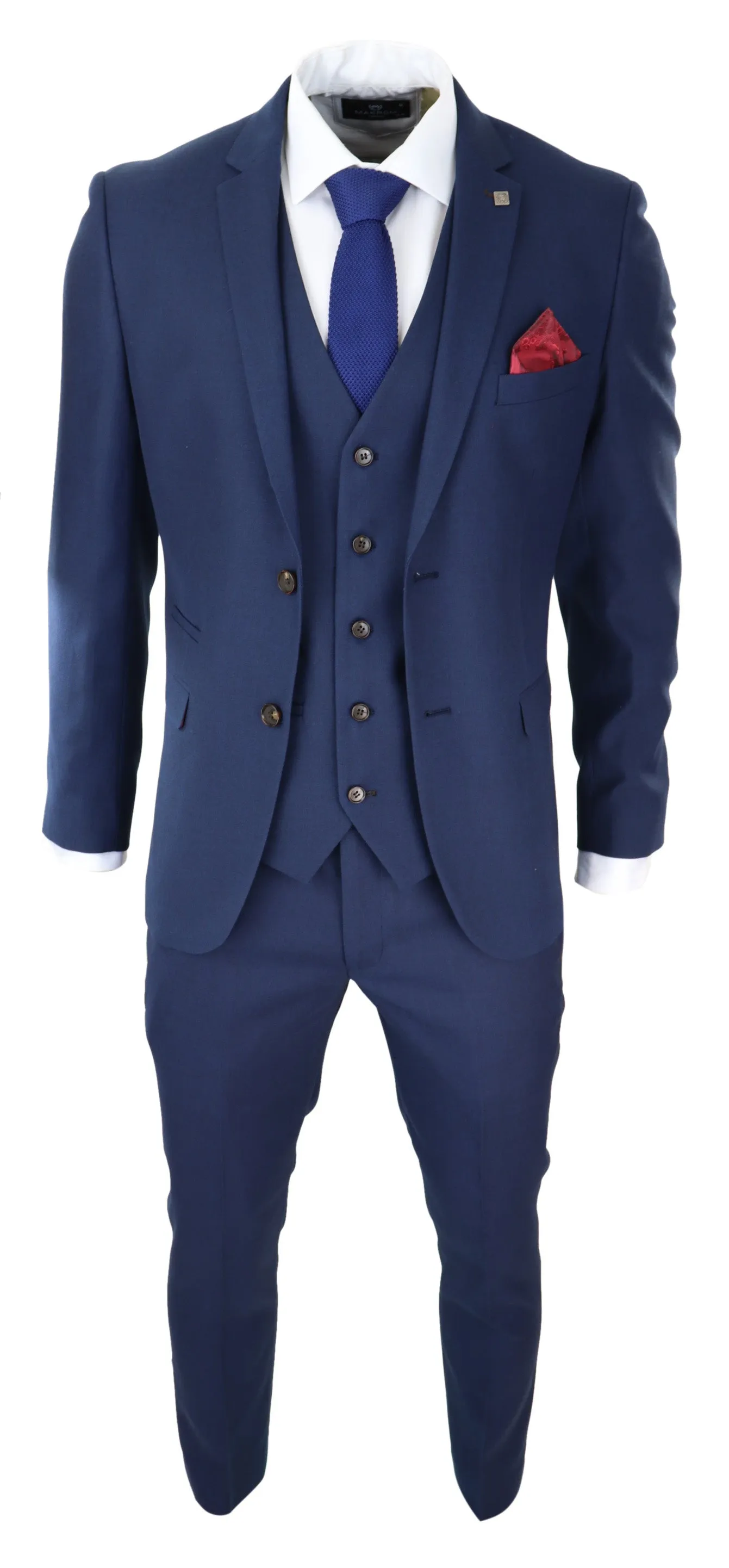 Costume de mariage Calvin 3 pièces bleu marine