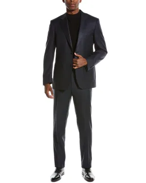 Costume en laine Canali 2 pièces avec pantalon à pinces