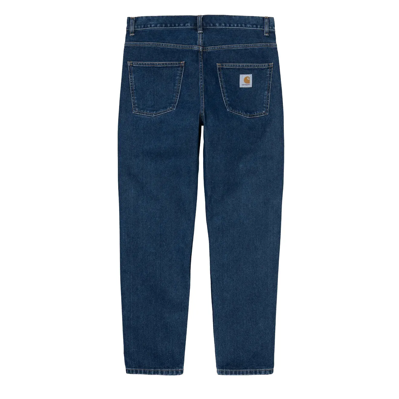 Carhartt WIP Pantalon Newel Bleu Lavé à Pierre