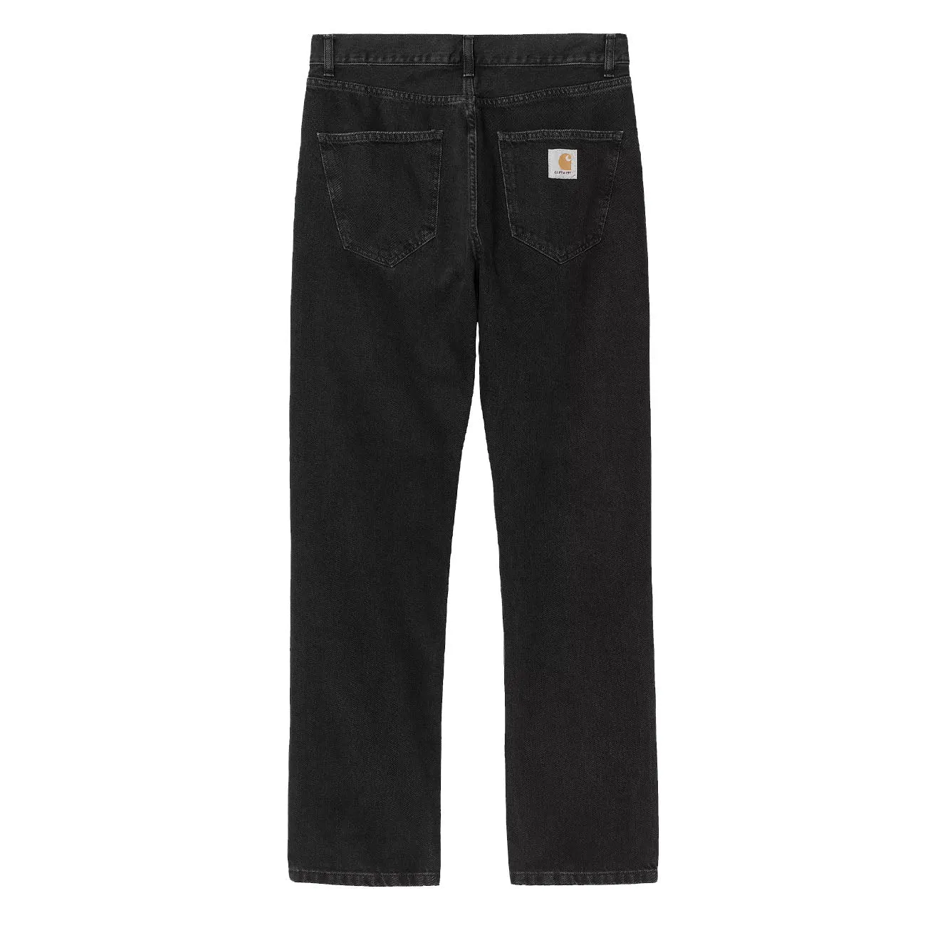 Carhartt WIP Nolan Pantalon Noir Lavé à Pierre