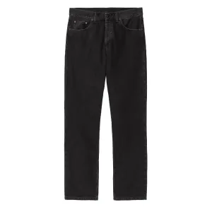 Carhartt WIP Nolan Pantalon Noir Lavé à Pierre