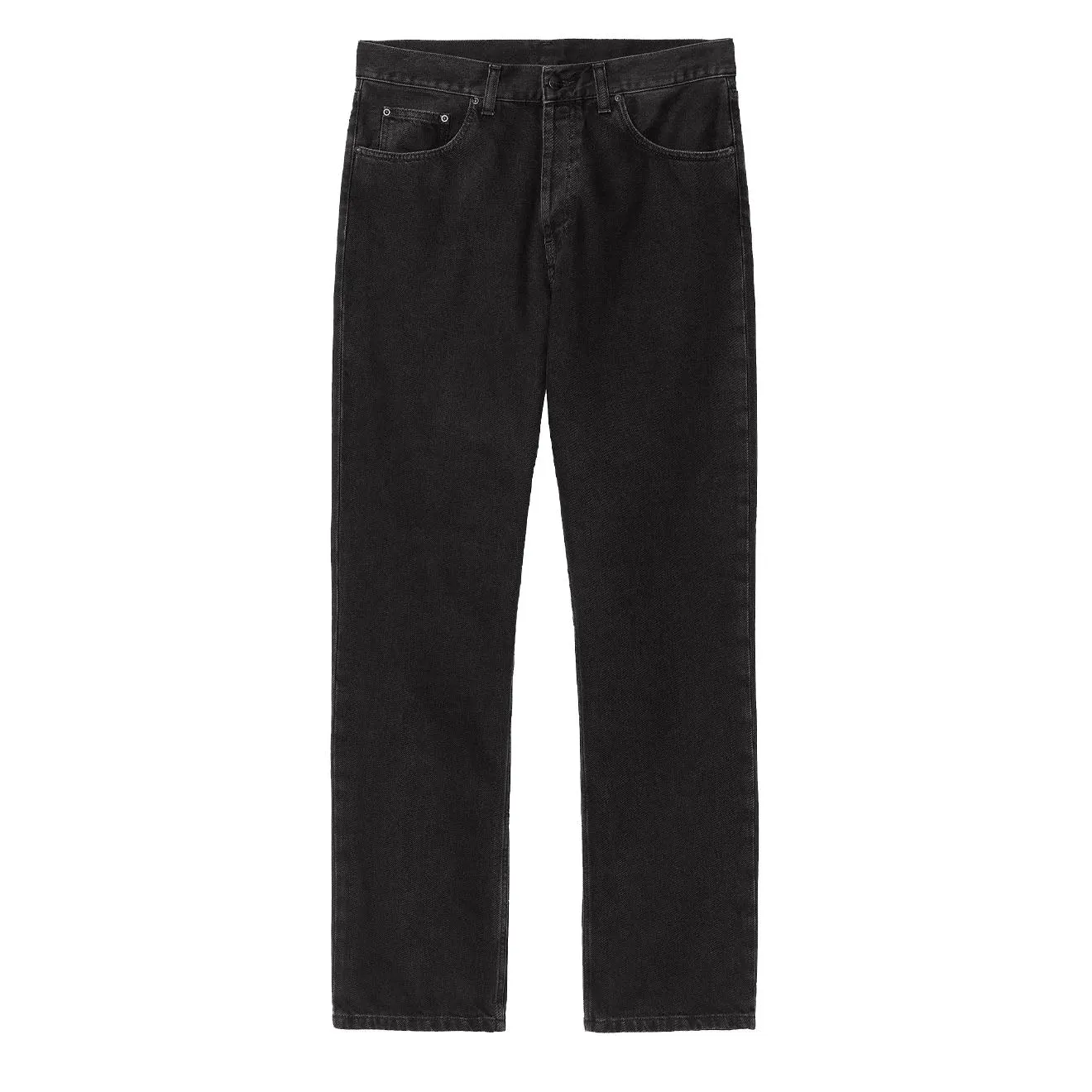 Carhartt WIP Nolan Pantalon Noir Lavé à Pierre