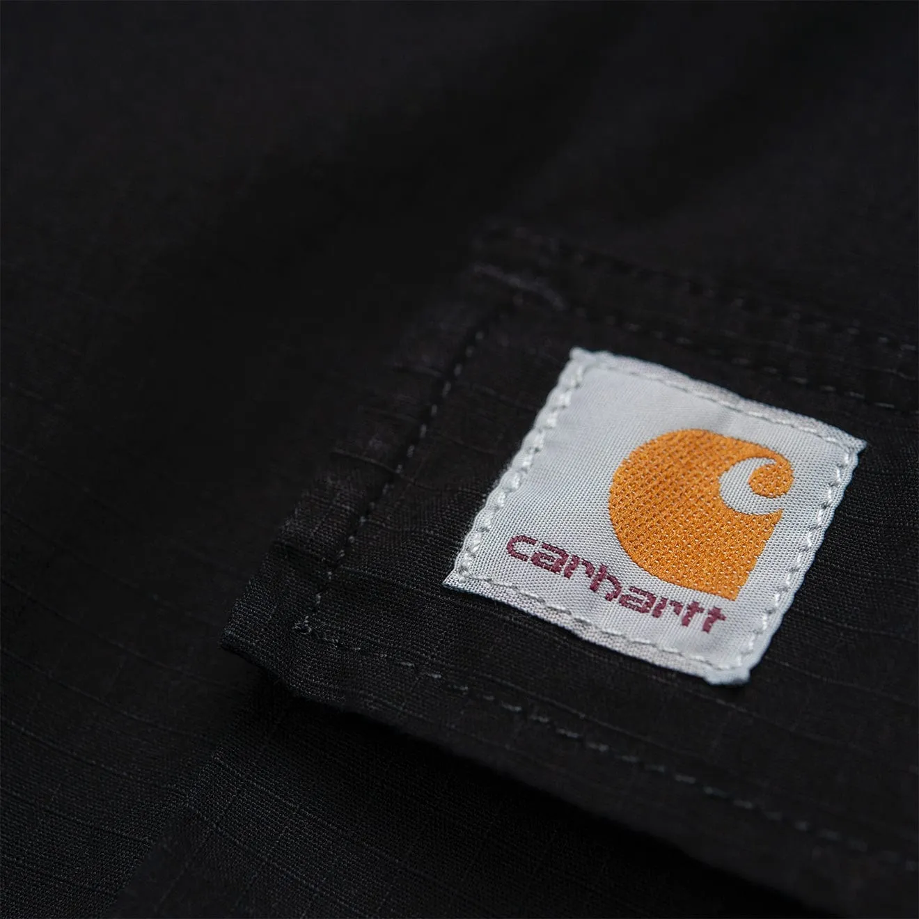 Carhartt WIP Pantalon Cargo Regular Noir Lavé