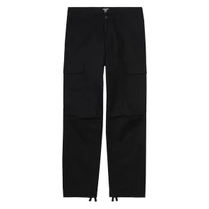Carhartt WIP Pantalon Cargo Regular Noir Lavé