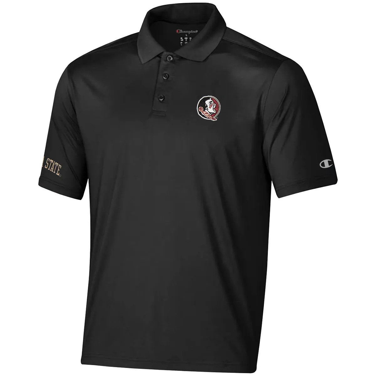 Polo de performance Champion Men's Seminole avec logo - Noir