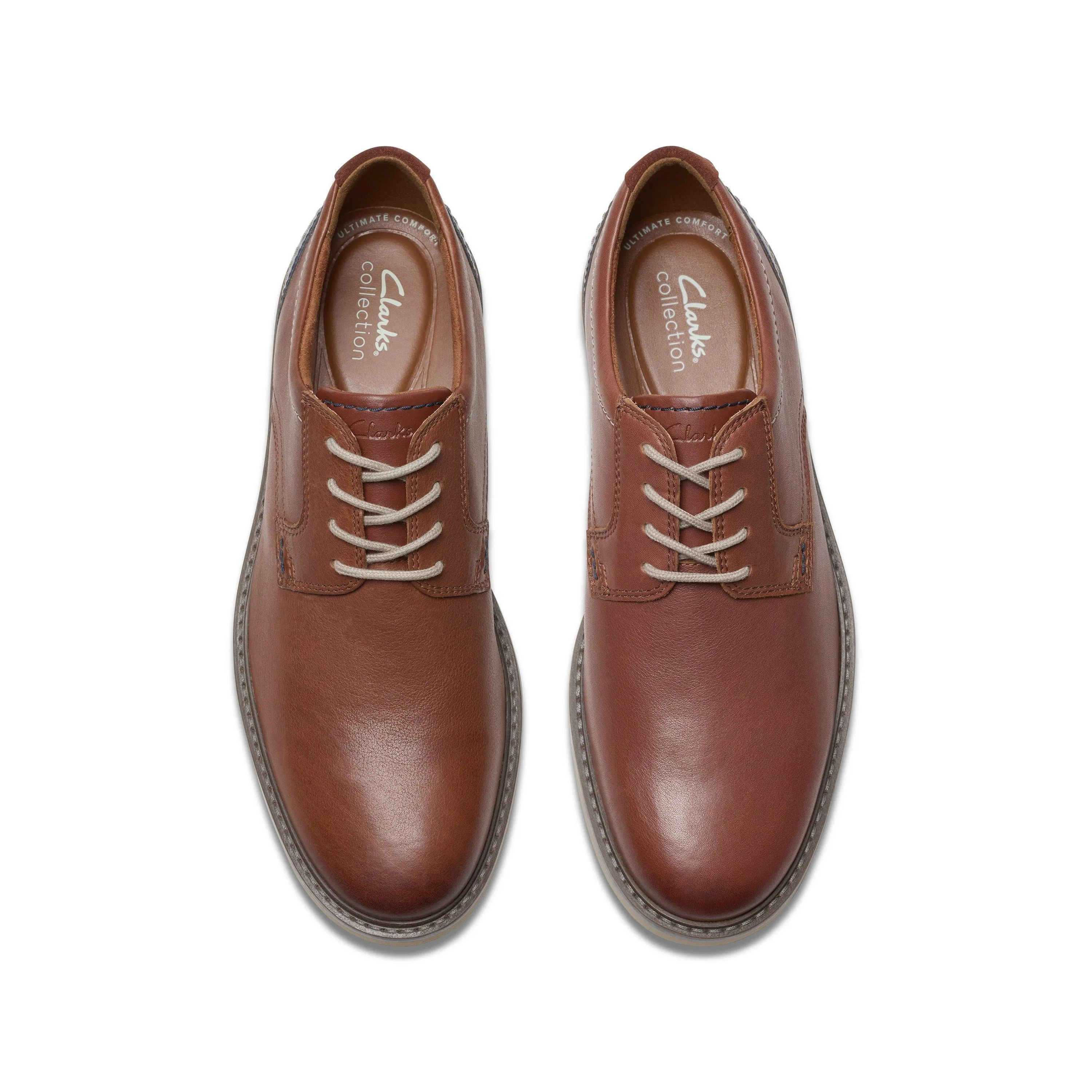 Clarks Radcliff Bas en Cuir Marron