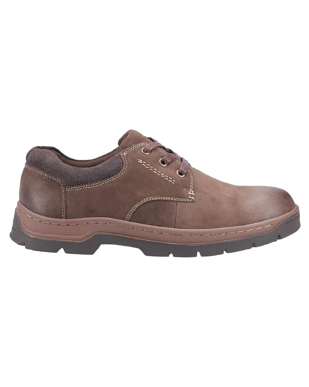 Chaussures décontractées en cuir brun épais Cotswold Thickwood - Chaussures Cotswold