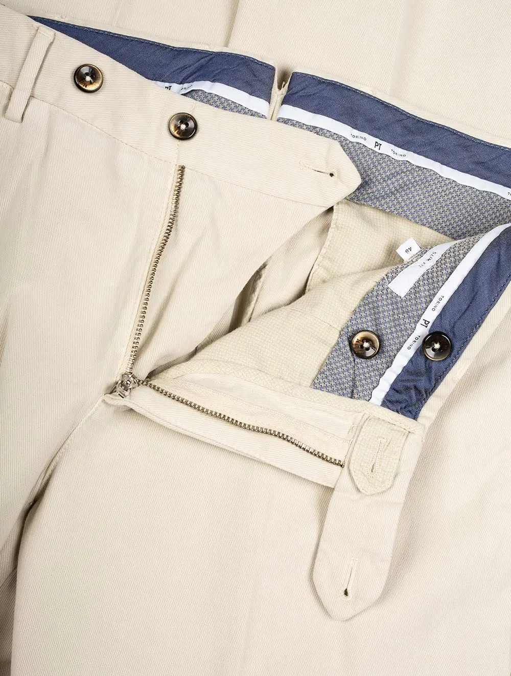 Coton Cachemire Chino Beige