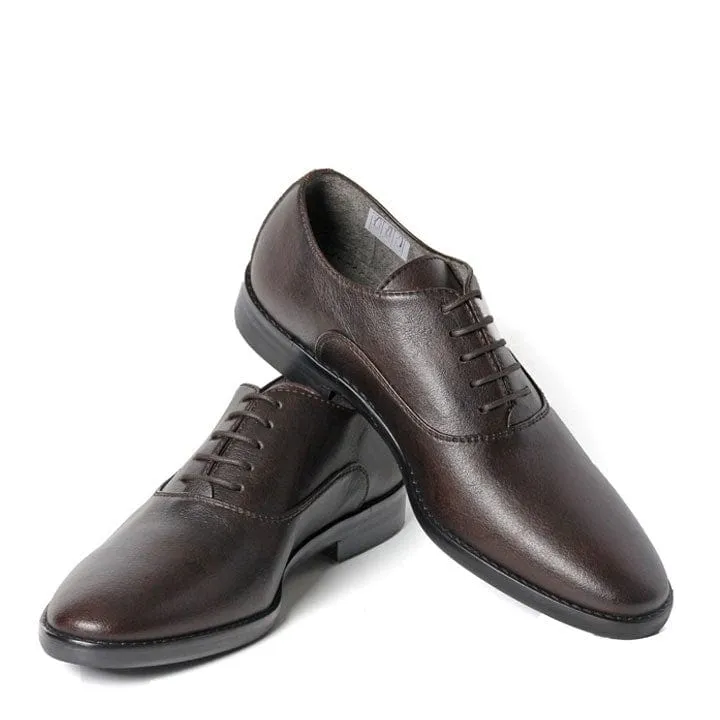 Chaussures Oxford en Cuir Végan Nappa pour Homme Damiano | Marron