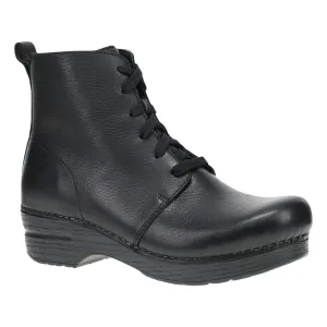 Chaussures Dansko Sigourney pour Femme en Cuir Noir Vieilli