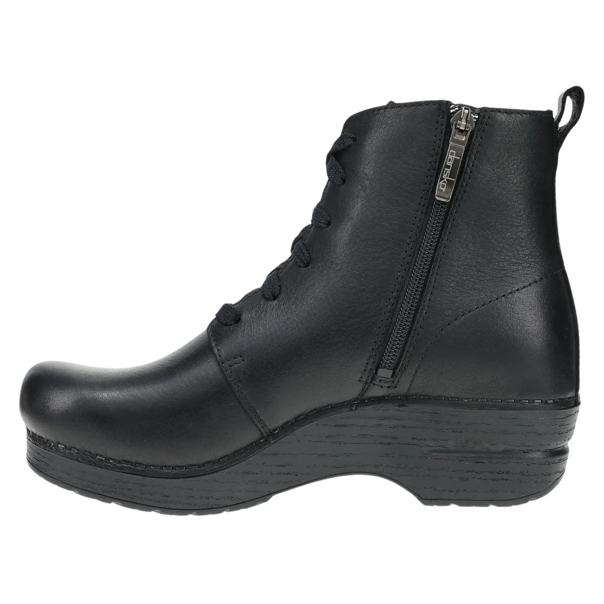 Chaussures Dansko Sigourney pour Femme en Cuir Noir Vieilli