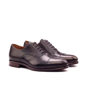 Chaussures Dapperfam DapperFam Rafael en Cuir Italien Oxford Marron Foncé pour Homme