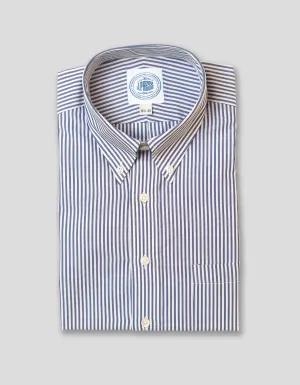 CHEMISE À RAYURES BENGALE BLEU FONCÉ