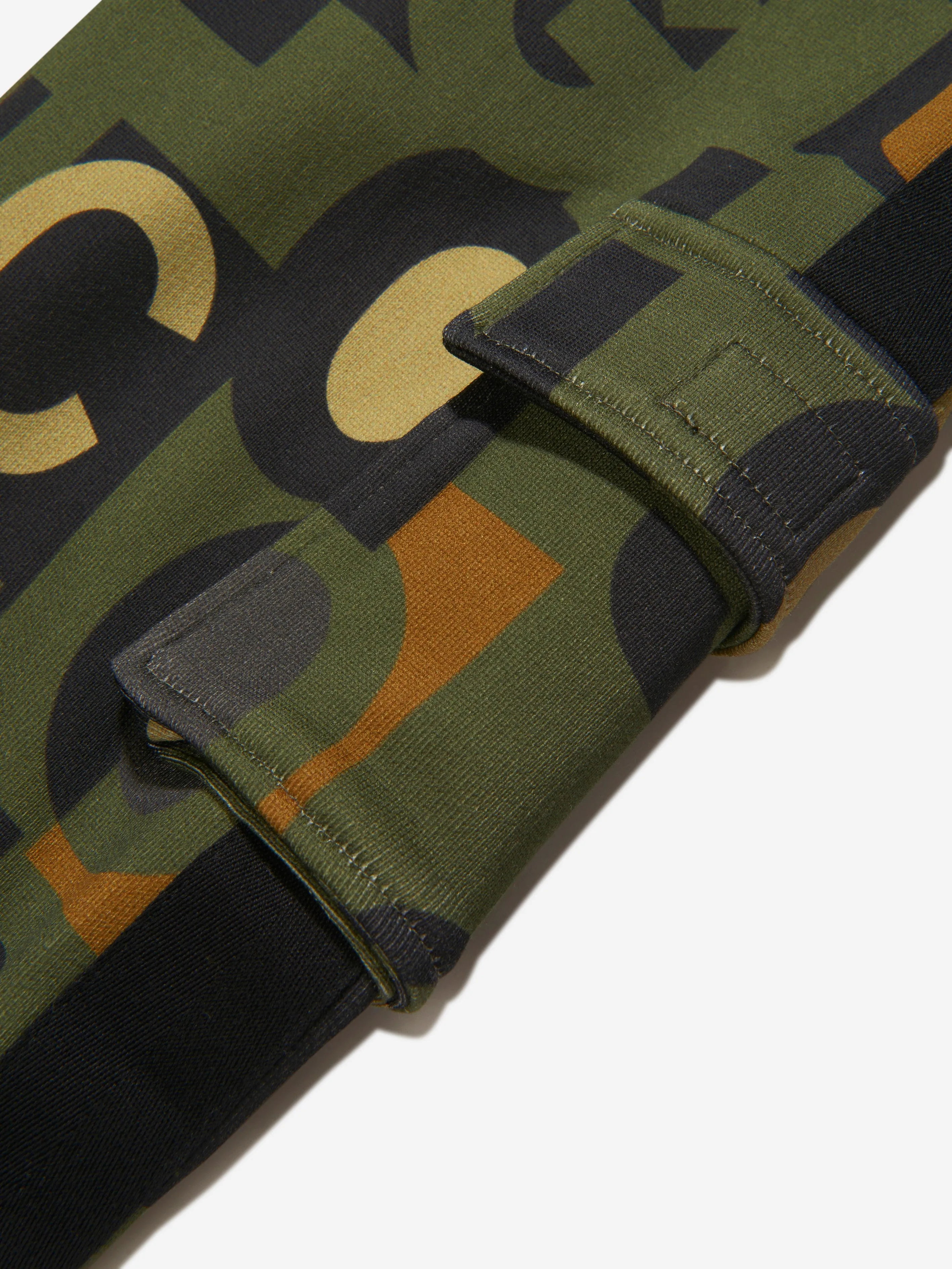 Pantalon militaire en coton avec logo Dolce & Gabbana pour garçons