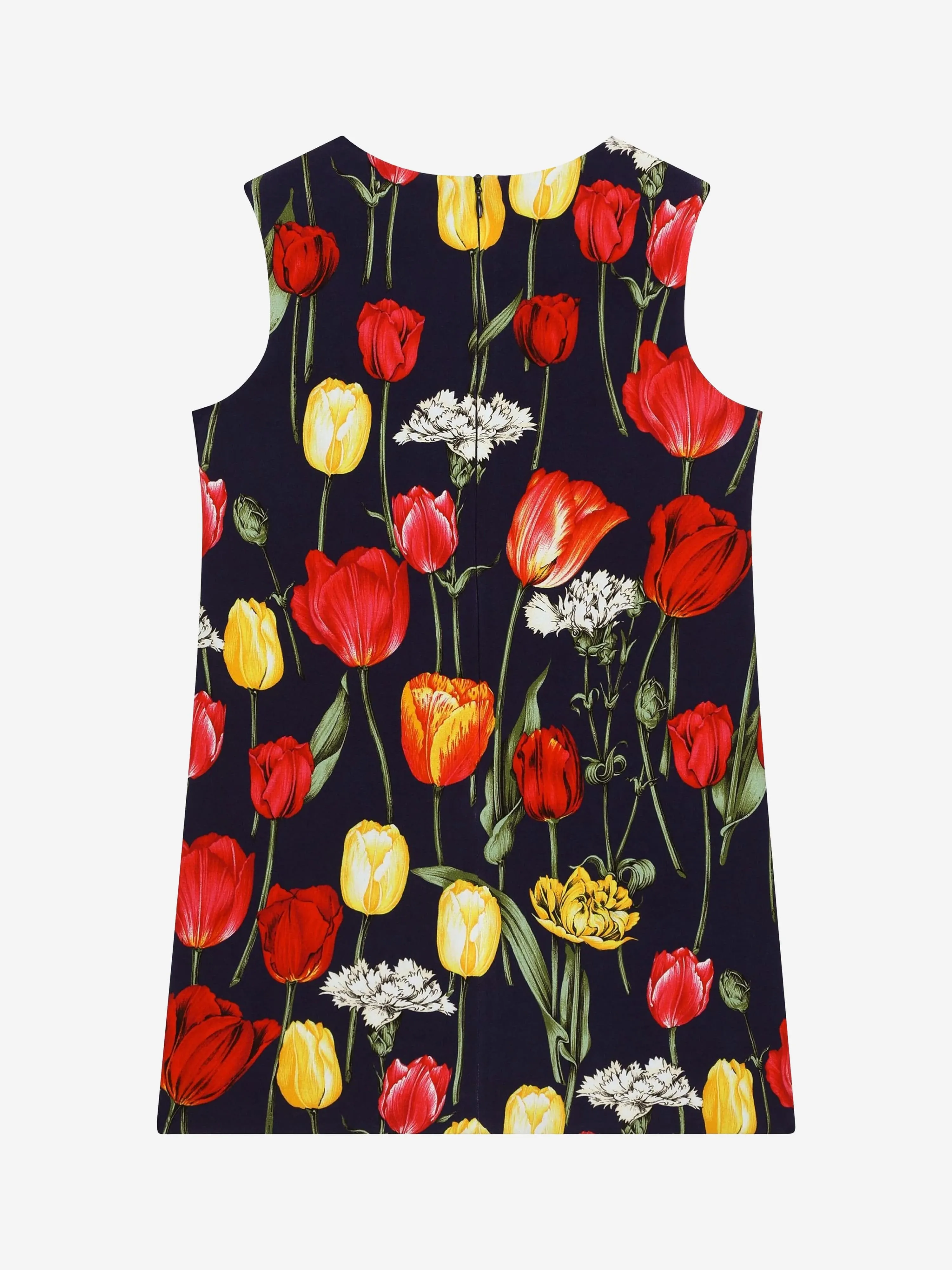 Robe tulipes sans manches pour filles Dolce & Gabbana multicolore