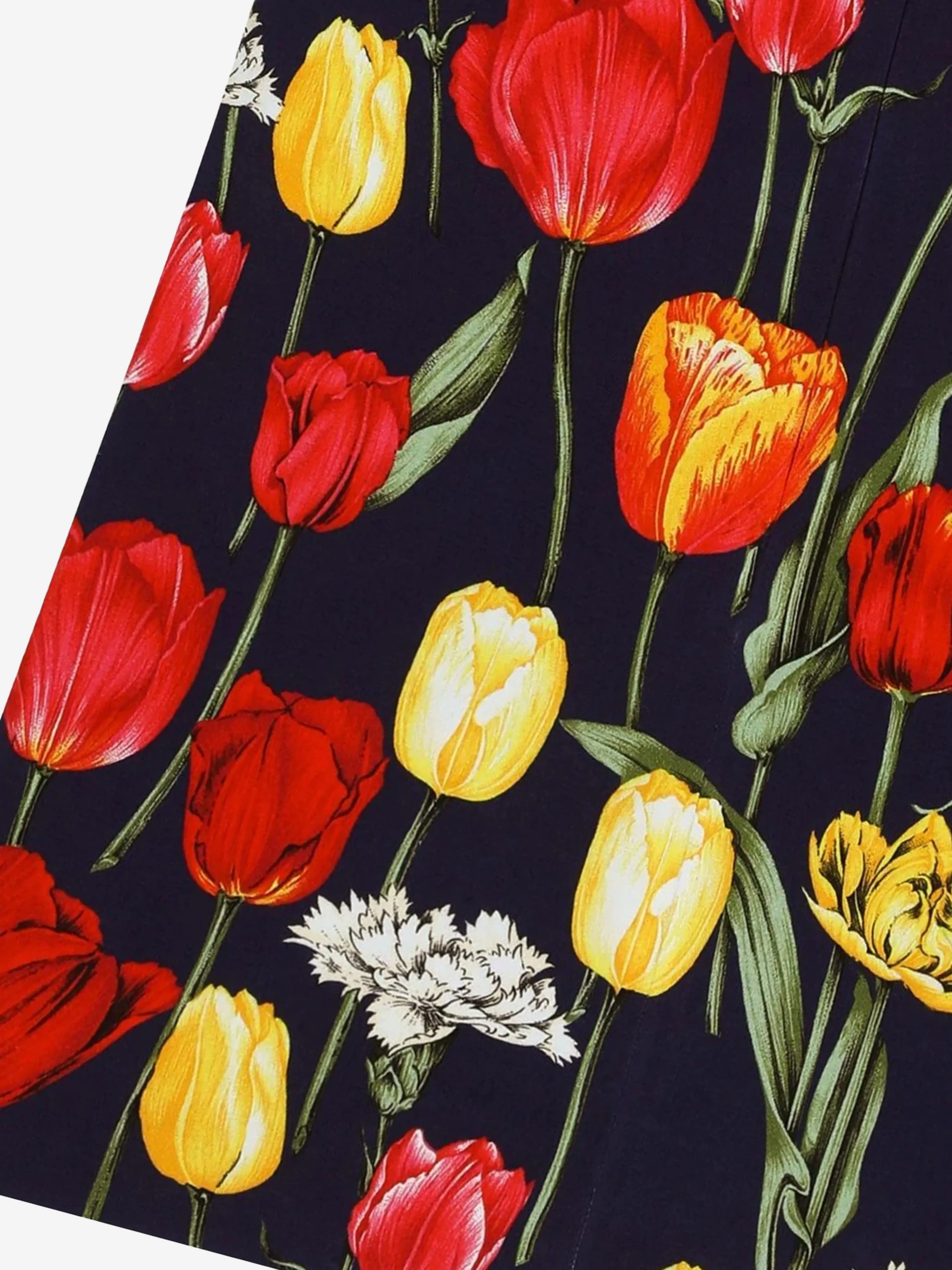Robe tulipes sans manches pour filles Dolce & Gabbana multicolore