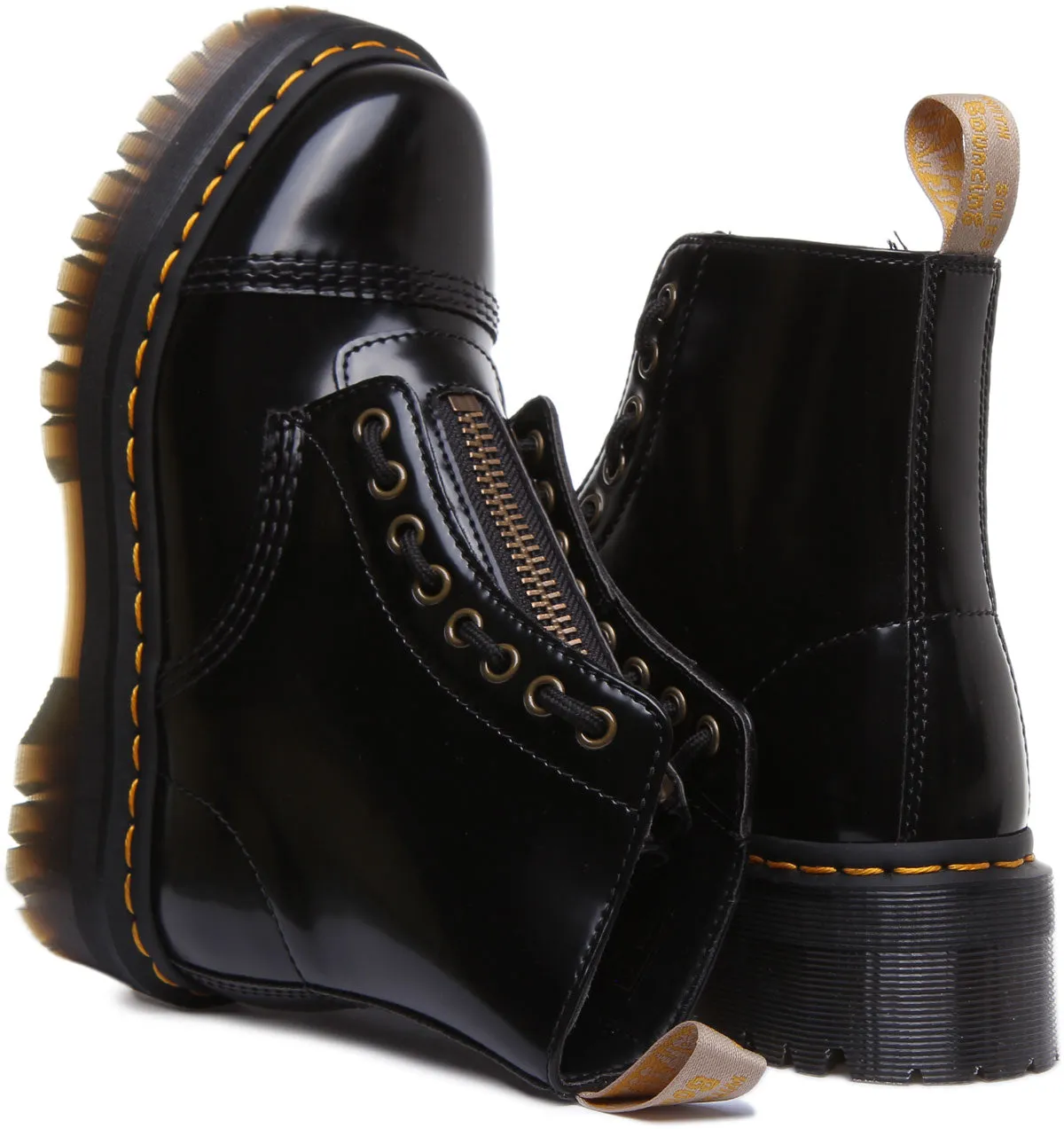 Dr Martens Vegan Sinclair en noir pour femmes Chaussures Dr Martens