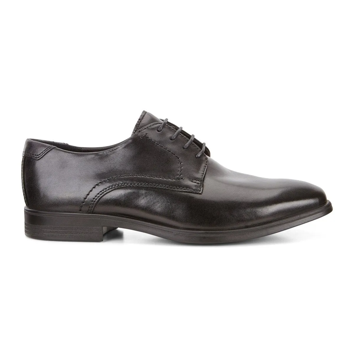 Chaussures Ecco pour Homme 621634 Melbourne Cravate en Cuir Noir