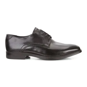 Chaussures Ecco pour Homme 621634 Melbourne Cravate en Cuir Noir