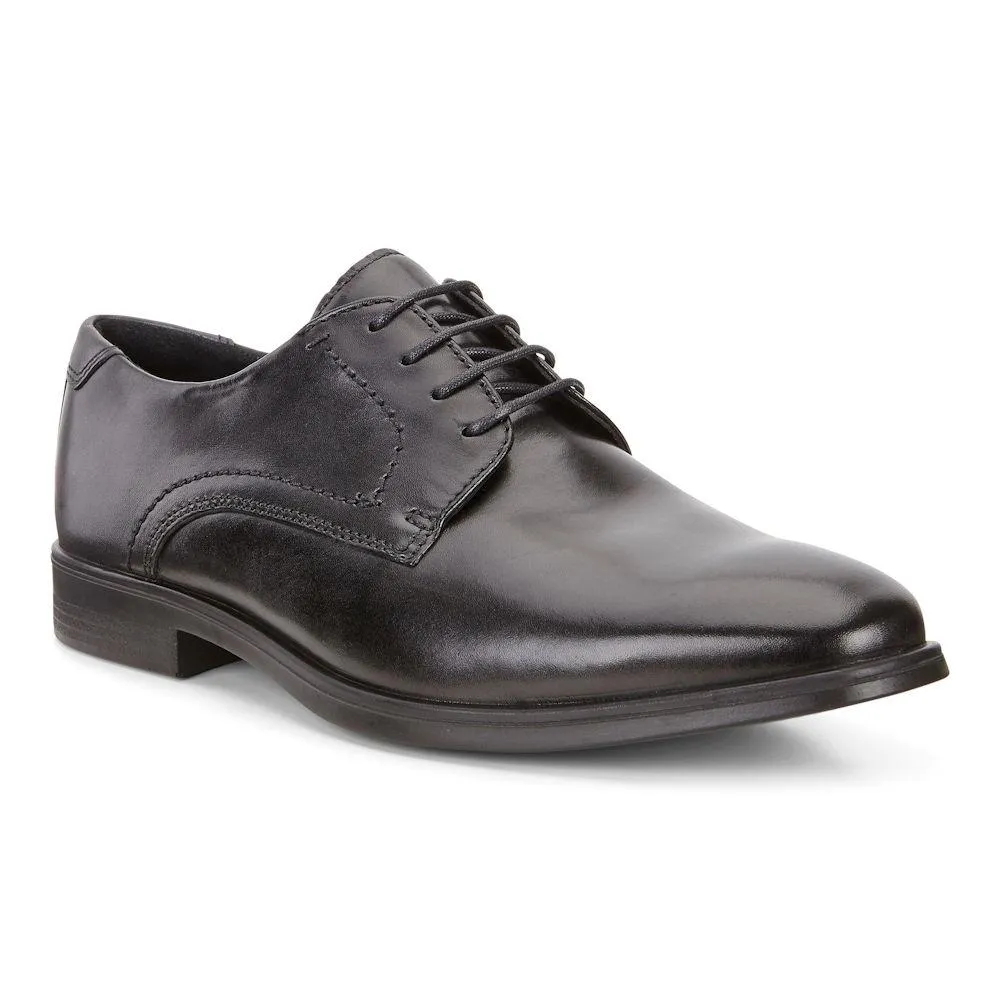 Chaussures Ecco pour Homme 621634 Melbourne Cravate en Cuir Noir