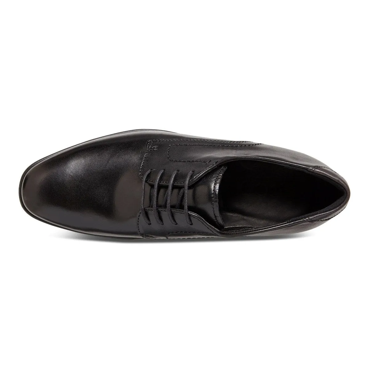 Chaussures Ecco pour Homme 621634 Melbourne Cravate en Cuir Noir