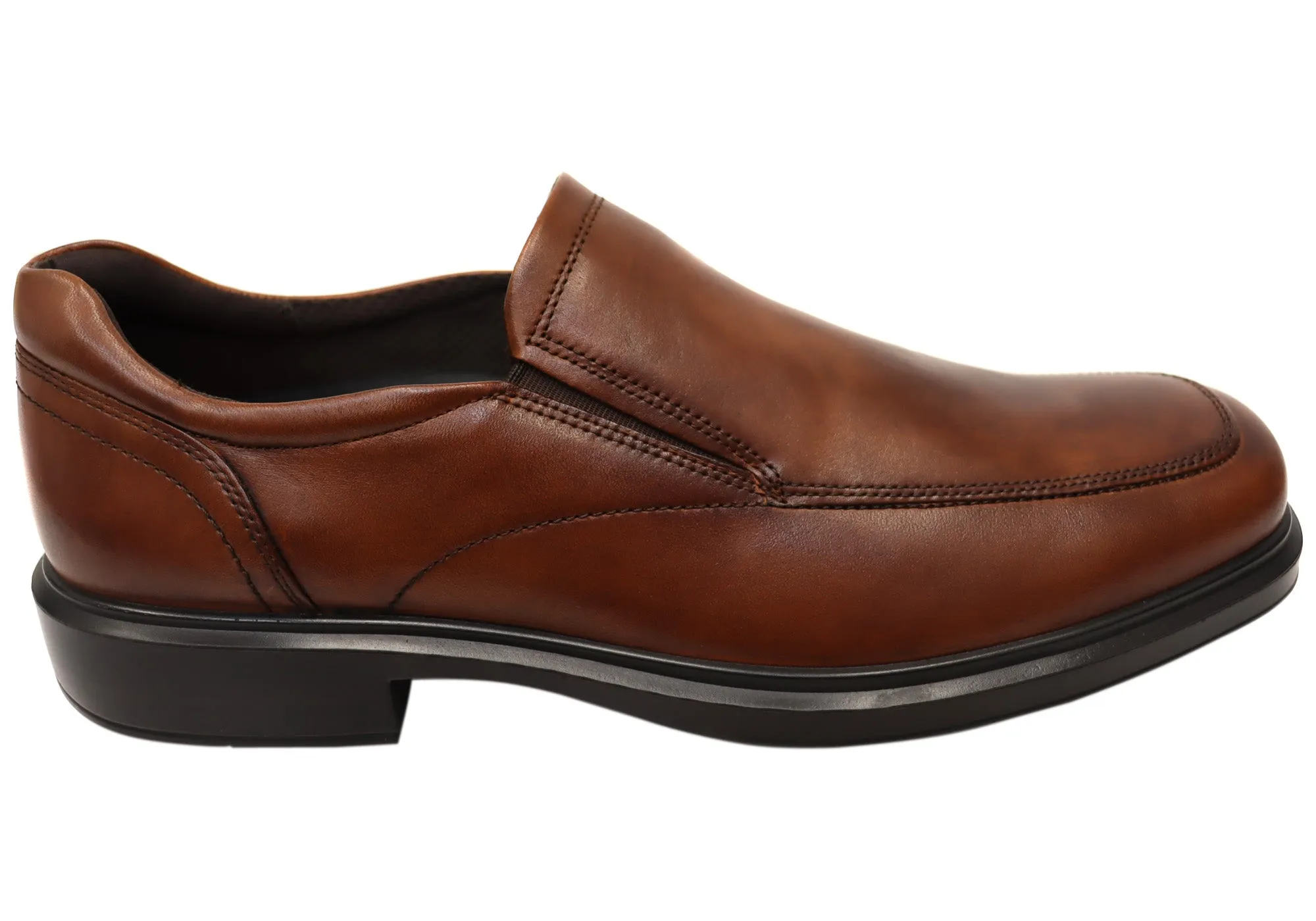 ECCO Chaussures de ville à enfiler confortables en cuir pour hommes Helsinki 2