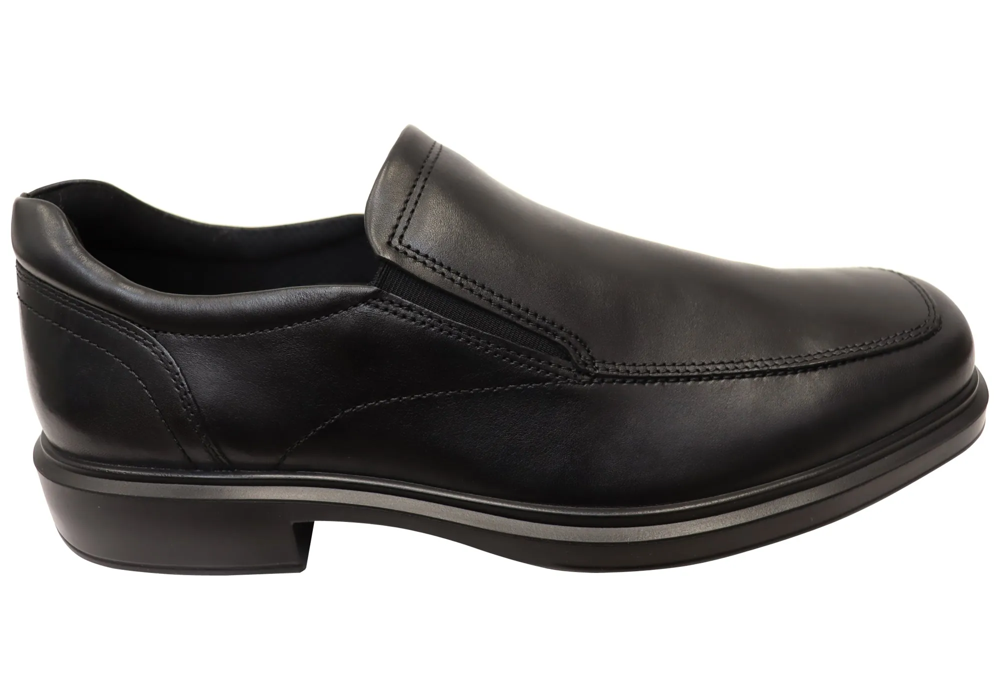 ECCO Chaussures de ville à enfiler confortables en cuir pour hommes Helsinki 2