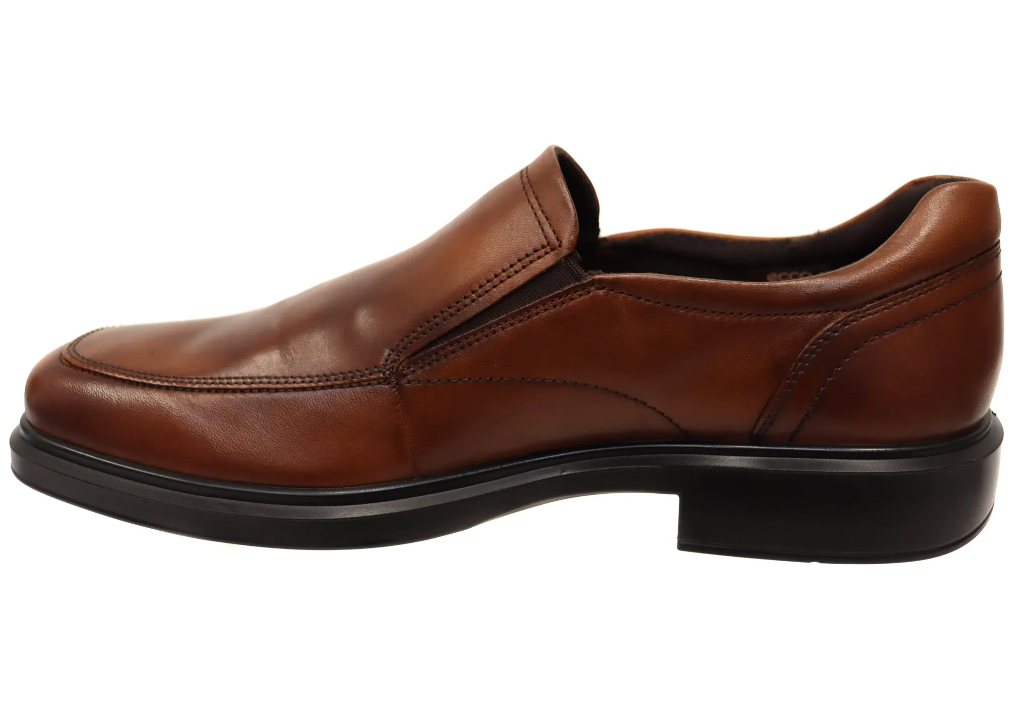 ECCO Chaussures de ville à enfiler confortables en cuir pour hommes Helsinki 2