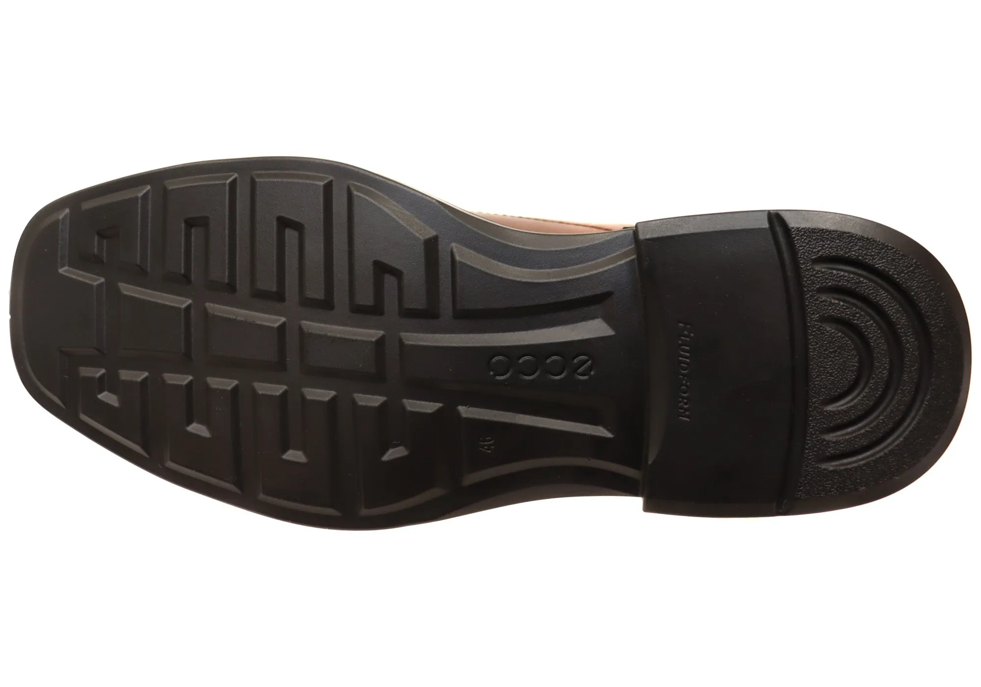 ECCO Chaussures de ville à enfiler confortables en cuir pour hommes Helsinki 2