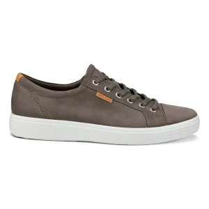 Ecco Chaussures de Sport Homme Soft 7 en Nubuck Gris