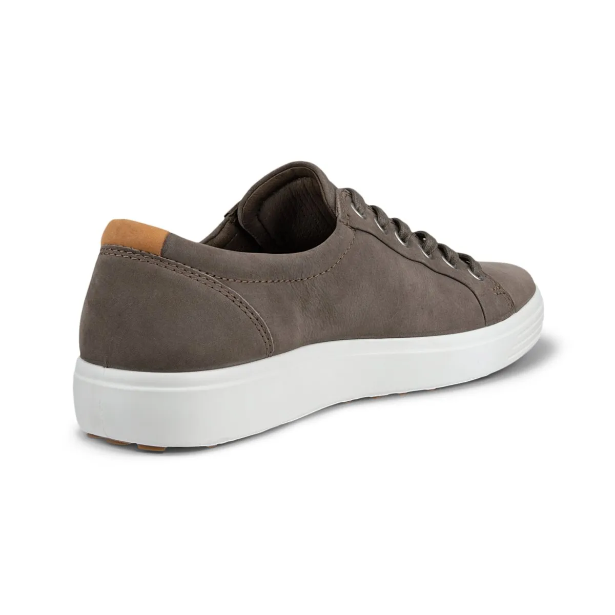 Ecco Chaussures de Sport Homme Soft 7 en Nubuck Gris