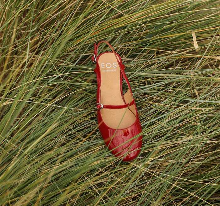 Chaussures EOS Cesslie Rouge Verni_Eos