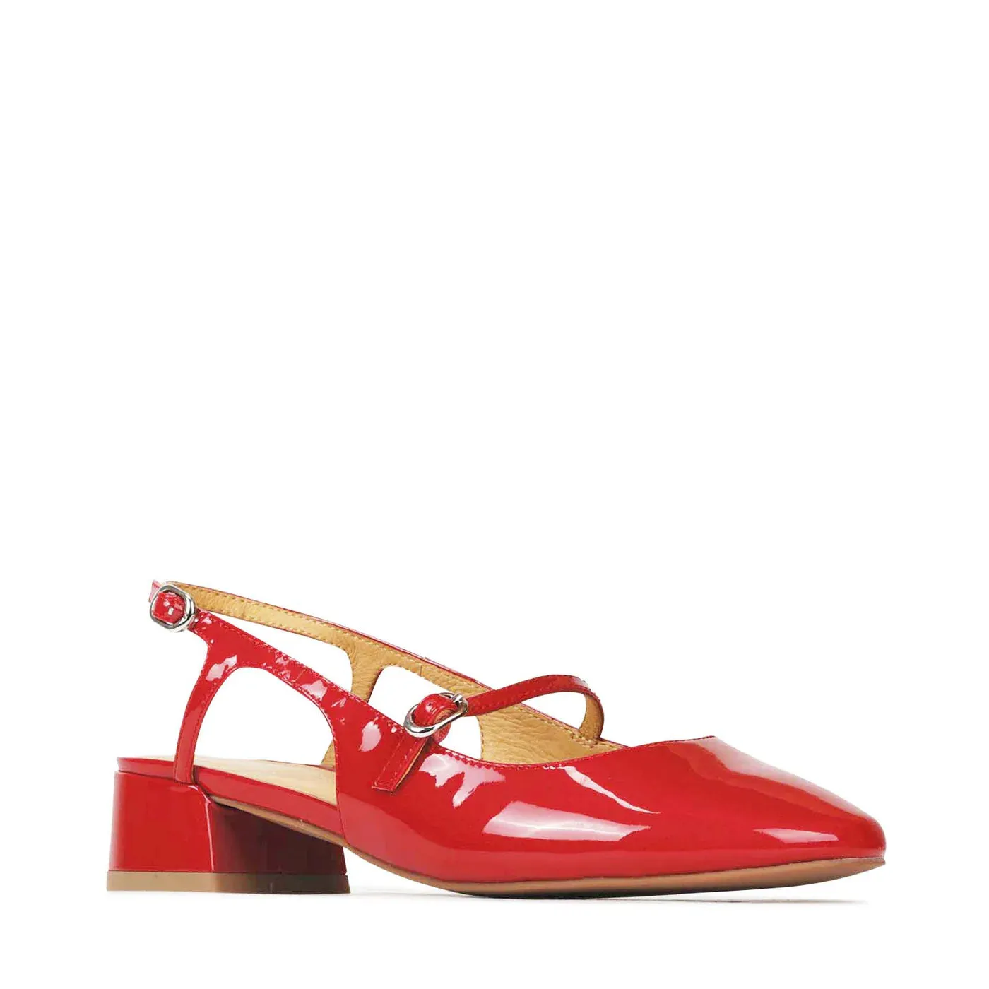 Chaussures EOS Cesslie Rouge Verni_Eos