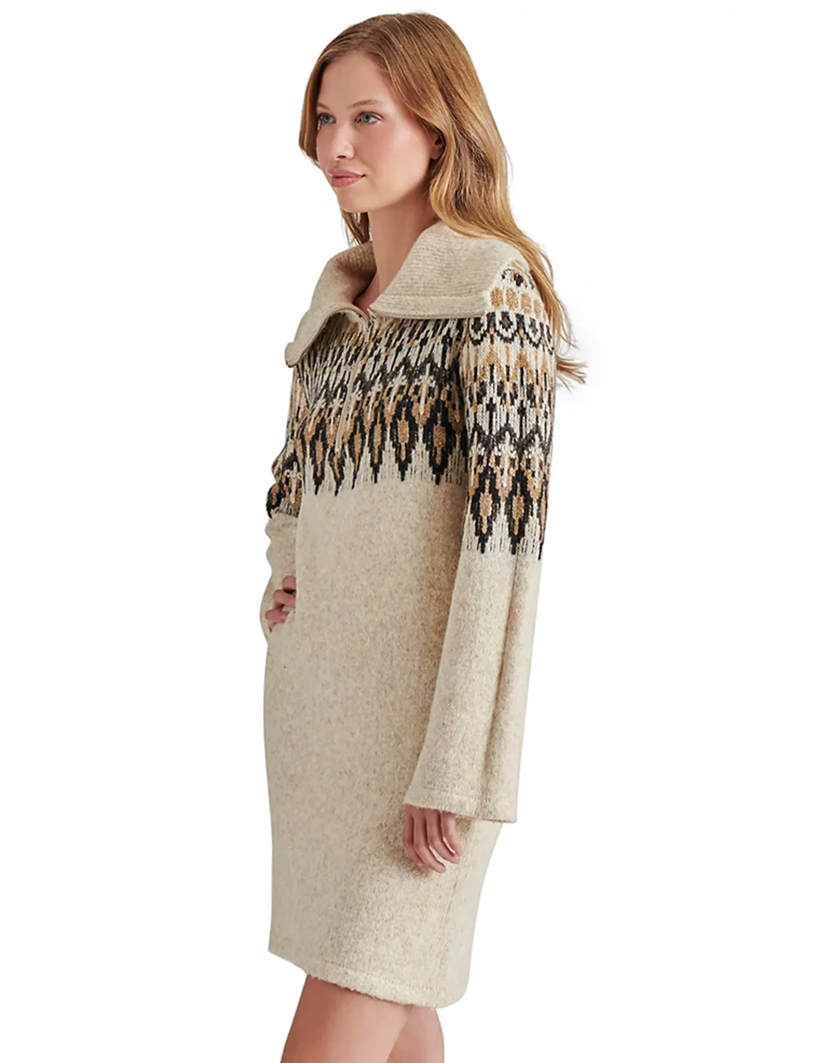 Robe pull Essa, Noir/Multicolore Vêtements_steve-madden