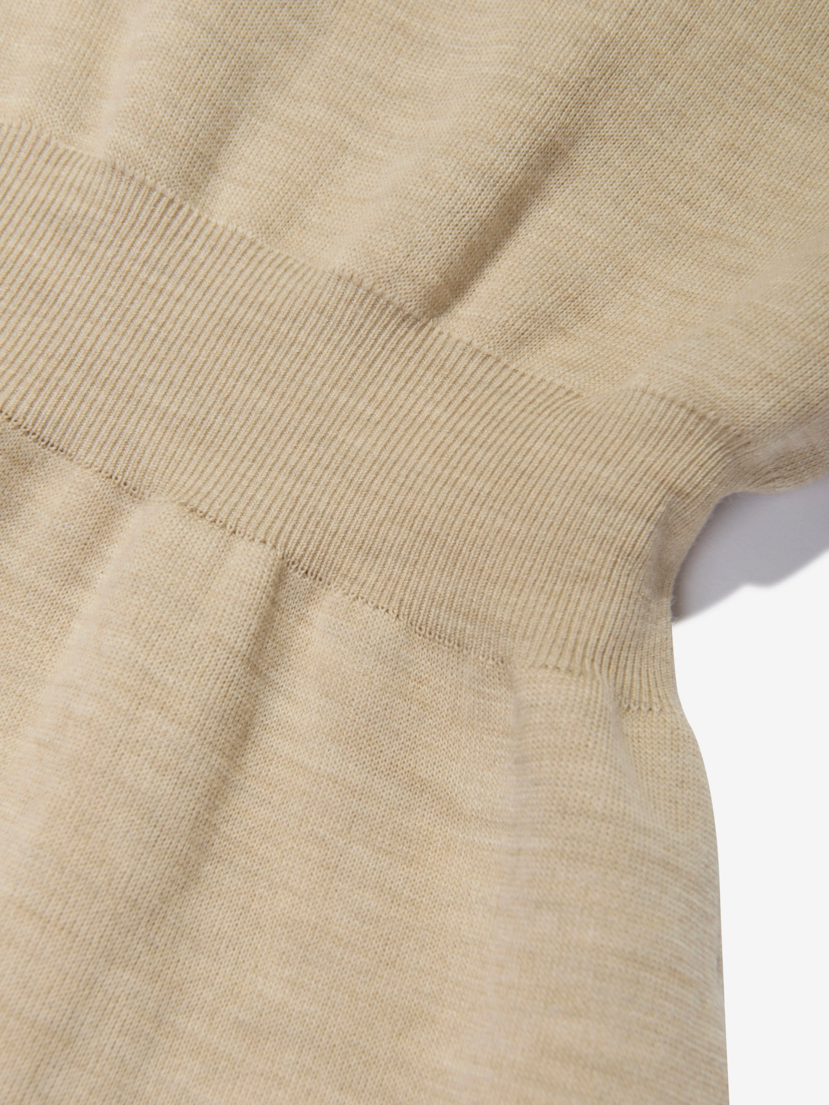 Robe tricotée FF Logo Fendi Girls en marron