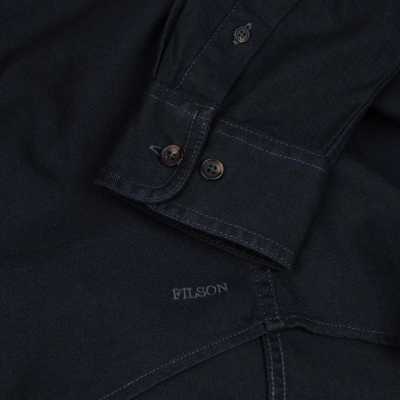 Chemise légère Alaskan Guide Filson Bleu marine nuit