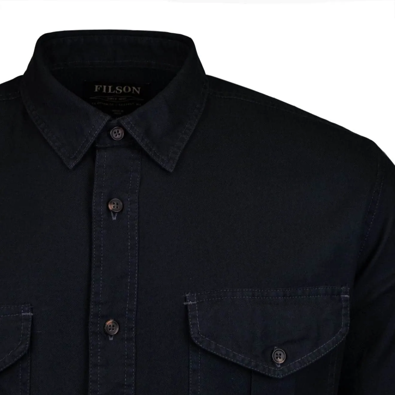 Chemise légère Alaskan Guide Filson Bleu marine nuit