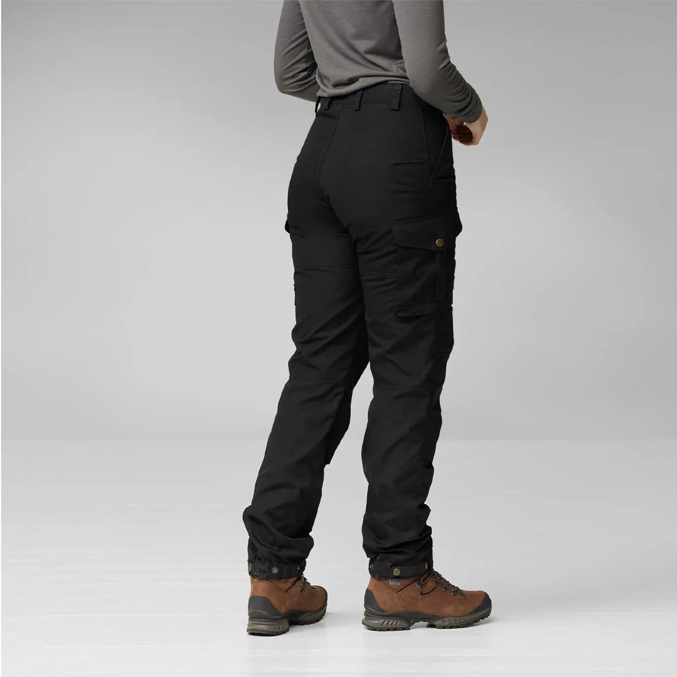 Fjallraven Pantalon Femme Vidda Pro Court Gris Foncé / Noir