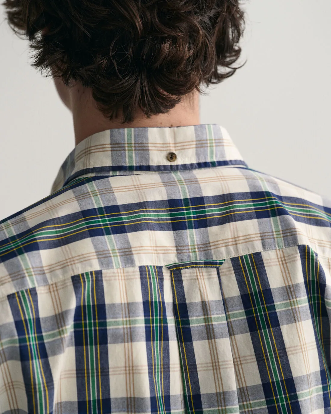 GANT - Chemise en popeline - Vichy - Bouclier d'archive - Coquille d'œuf Vêtements GANT