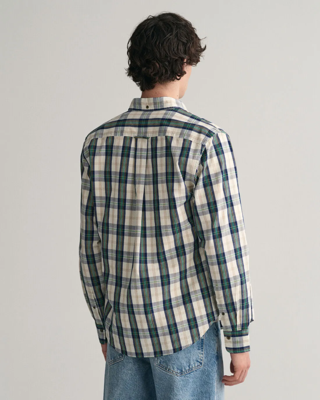 GANT - Chemise en popeline - Vichy - Bouclier d'archive - Coquille d'œuf Vêtements GANT