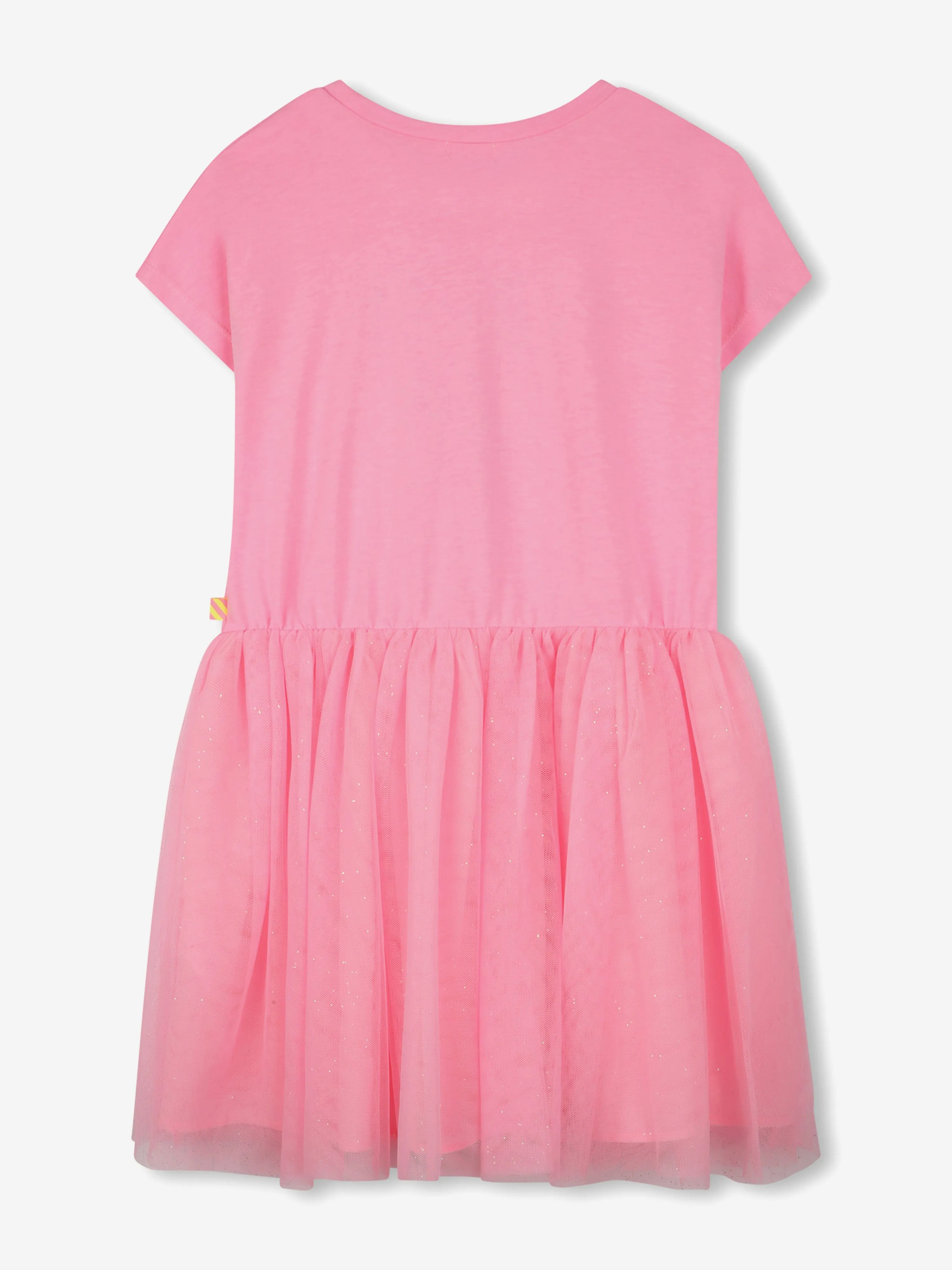 Robe d'amour bimatérielle pour filles en rose