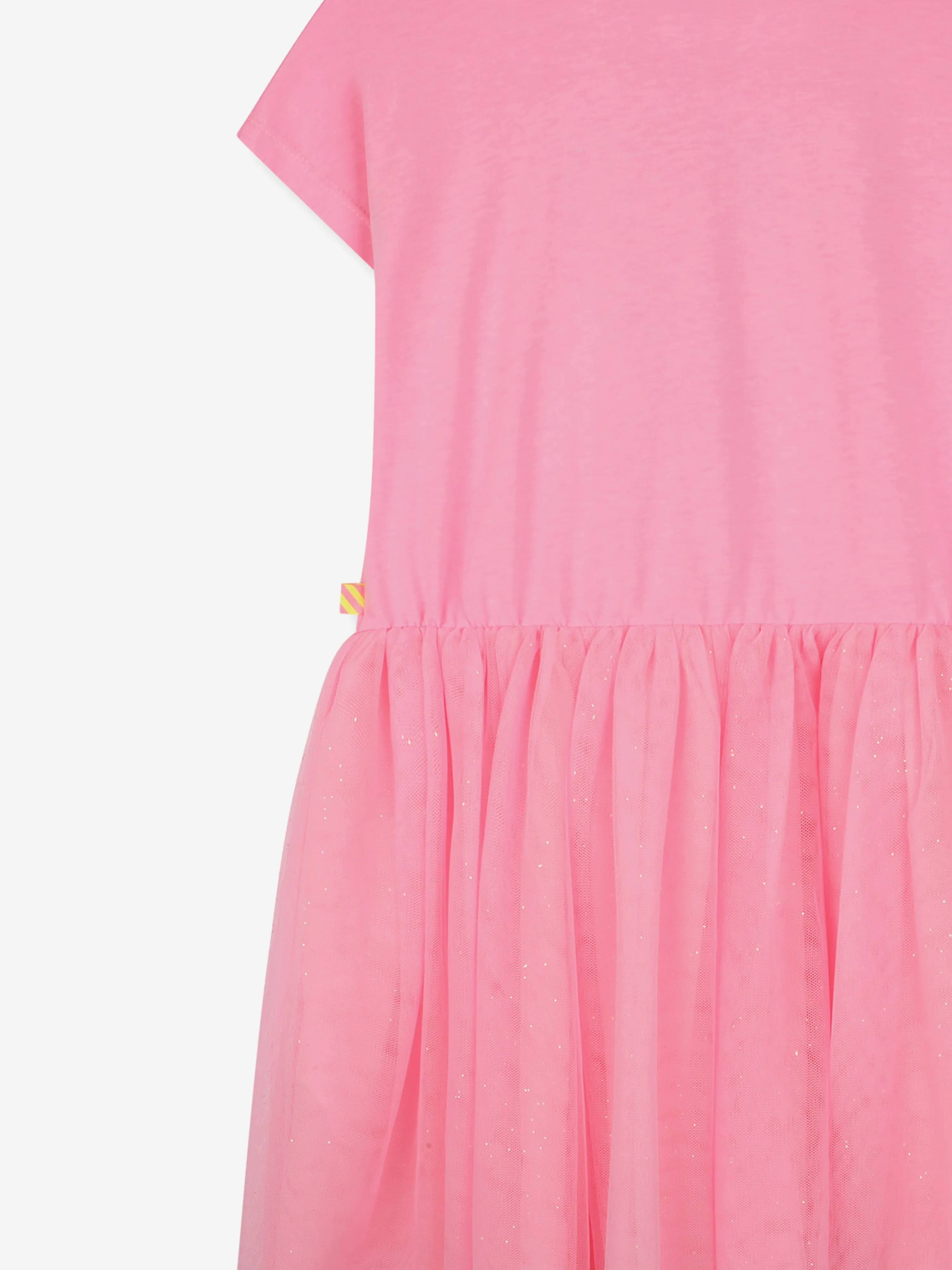 Robe d'amour bimatérielle pour filles en rose