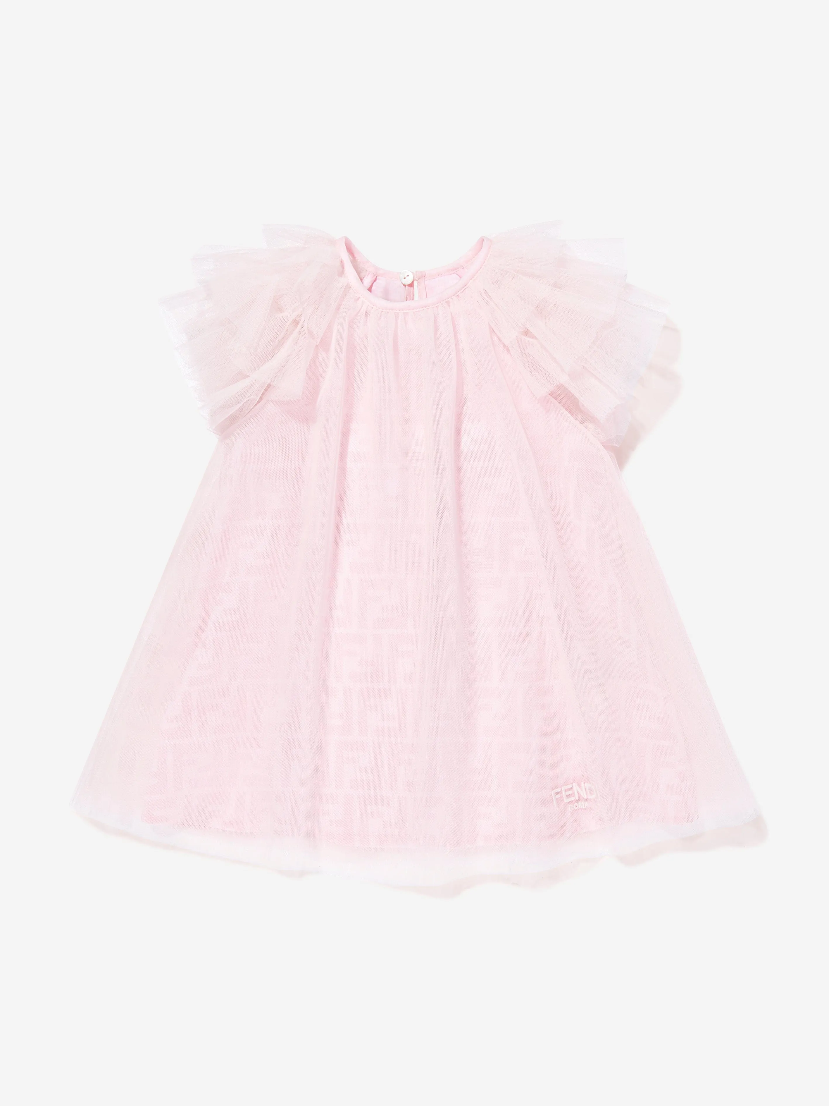 Robe en tulle Girls FF Logo en rose