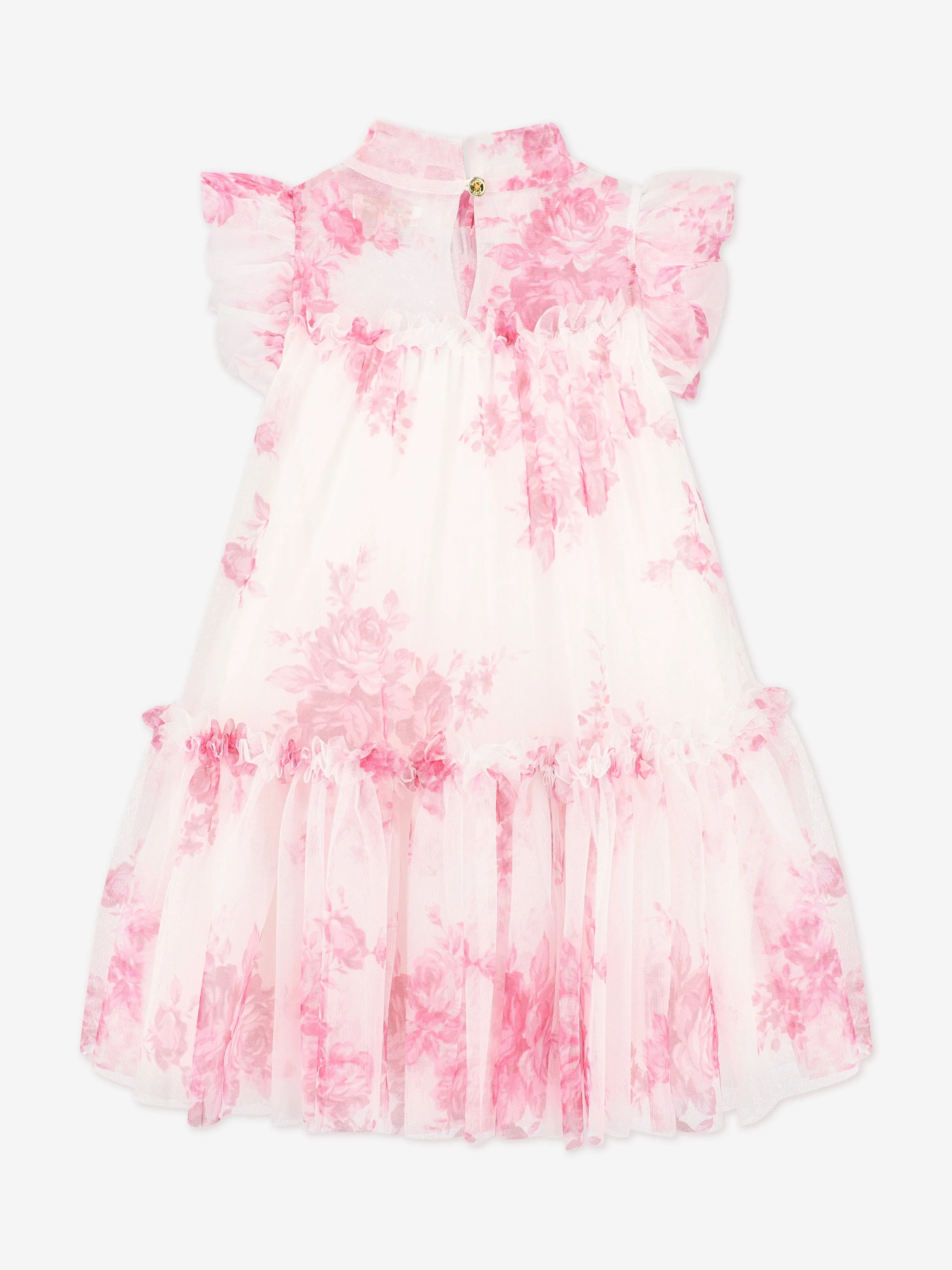 Robe Marigold Roses en rose pour filles